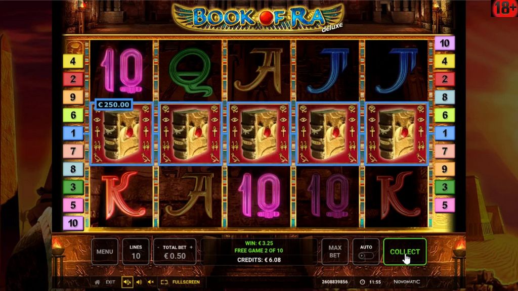 Book of Ra Deluxe Online - AdmiralCasino -100 gratis spins
